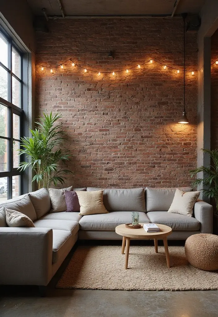 25+ Accent Wall Paint Ideas That Instantly Upgrade Your Space 25 25+ Accent Wall Paint Ideas That Instantly Upgrade Your Space - 25. Textured Brick Wall