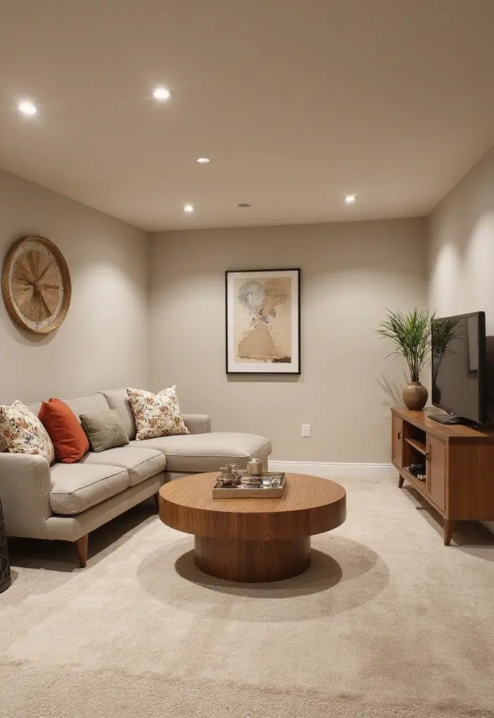 25 Best Basement Paint Colors That Brighten Dark Spaces 11 25 Best Basement Paint Colors That Brighten Dark Spaces - 11. Light Beige: Understated Chic