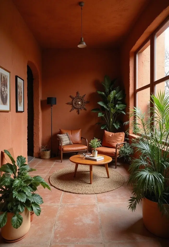 25 Best Basement Paint Colors That Brighten Dark Spaces 15 25 Best Basement Paint Colors That Brighten Dark Spaces - 15. Warm Terracotta: Earthy Warmth