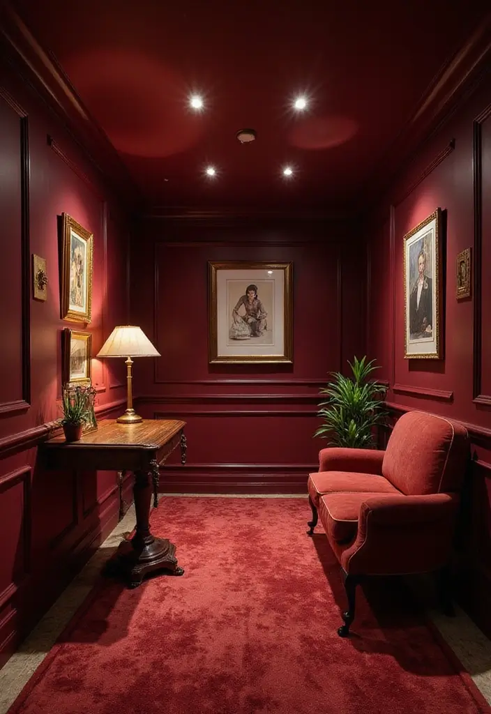 25 Best Basement Paint Colors That Brighten Dark Spaces 20 25 Best Basement Paint Colors That Brighten Dark Spaces - 20. Rich Burgundy: Luxurious Depth