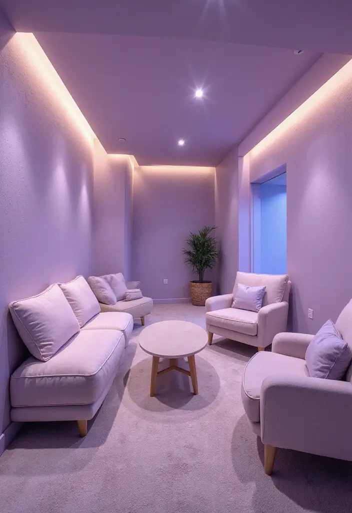 25 Best Basement Paint Colors That Brighten Dark Spaces 21 25 Best Basement Paint Colors That Brighten Dark Spaces - 21. Soft Lavender: Gentle and Dreamy