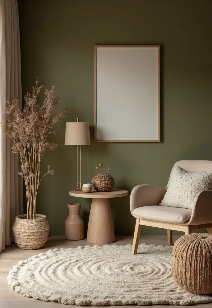 25 Best Basement Paint Colors That Brighten Dark Spaces 22 25 Best Basement Paint Colors That Brighten Dark Spaces - 22. Soft Olive: Nature-Inspired Charm