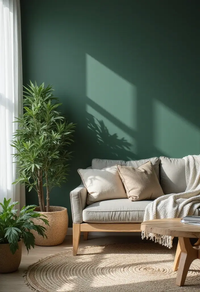 25 Best Dark Green Paint Colors for Cozy & Elegant Interiors - 1. Forest Green: Embrace Nature Indoors