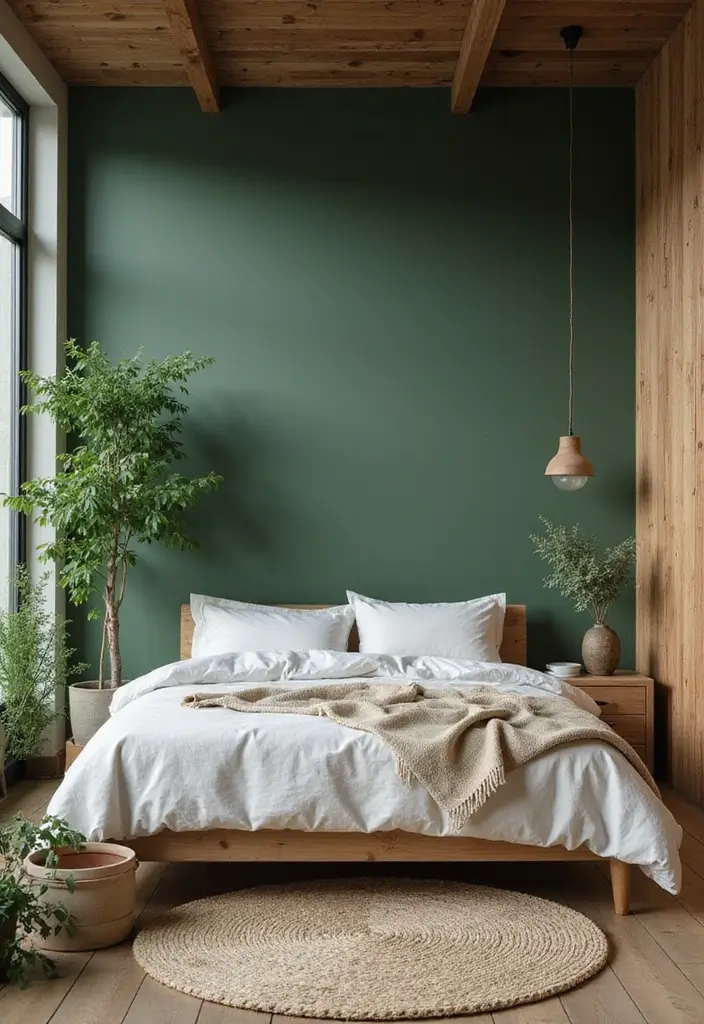 25 Best Dark Green Paint Colors for Cozy & Elegant Interiors - 17. Juniper Green: A Touch of Wilderness