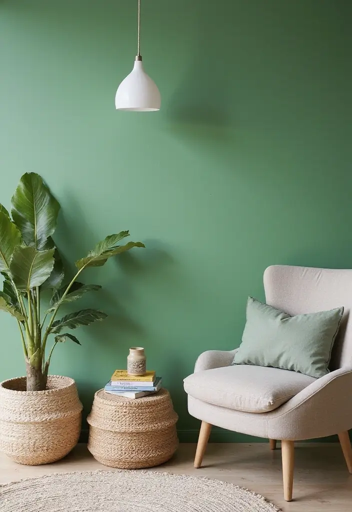 25 Best Dark Green Paint Colors for Cozy & Elegant Interiors - 21. Wasabi Green: A Unique Accent