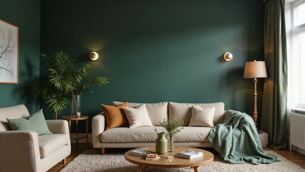 25 Best Dark Green Paint Colors for Cozy & Elegant Interiors