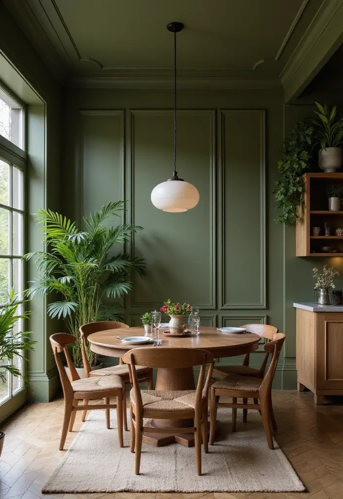 25 Best Eco-Friendly Paint Colors for Home Interiors Loved by Homeowners - 10. Olive Green