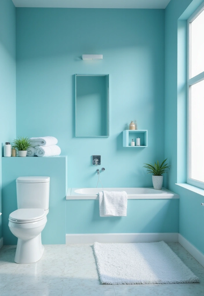 25 Best Eco-Friendly Paint Colors for Home Interiors Loved by Homeowners - 14. Aqua Blue