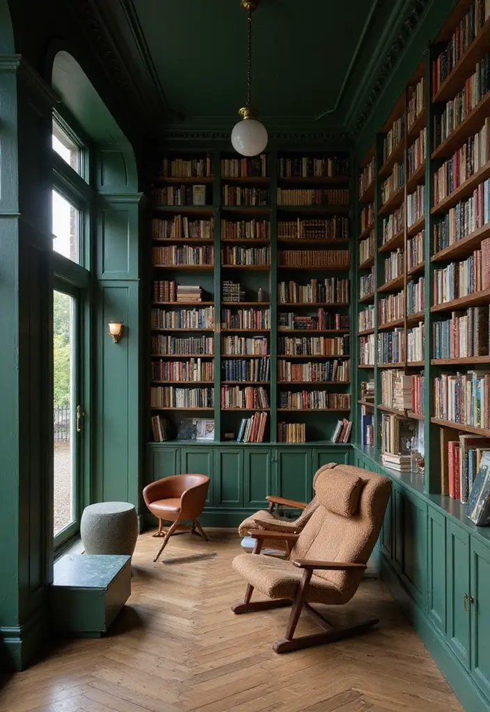 25 Best Eco-Friendly Paint Colors for Home Interiors Loved by Homeowners - 18. Forest Green