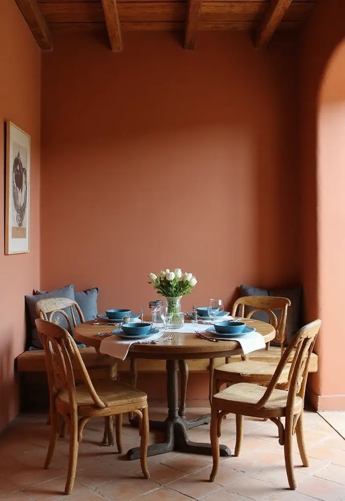 25 Best Eco-Friendly Paint Colors for Home Interiors Loved by Homeowners - 2. Terracotta