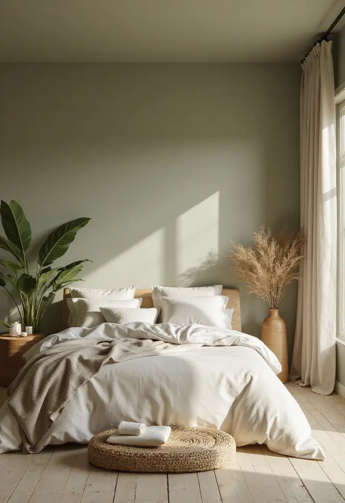 25 Best Eco-Friendly Paint Colors for Home Interiors Loved by Homeowners - 20. Light Olive