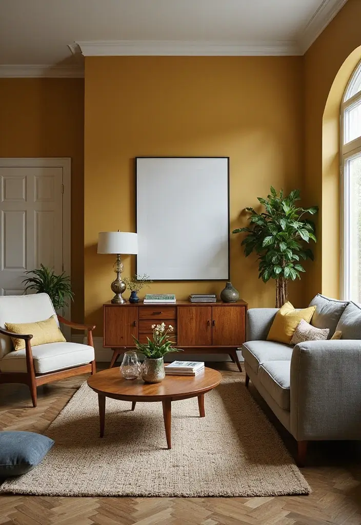 25 Best Eco-Friendly Paint Colors for Home Interiors Loved by Homeowners - 4. Muted Mustard