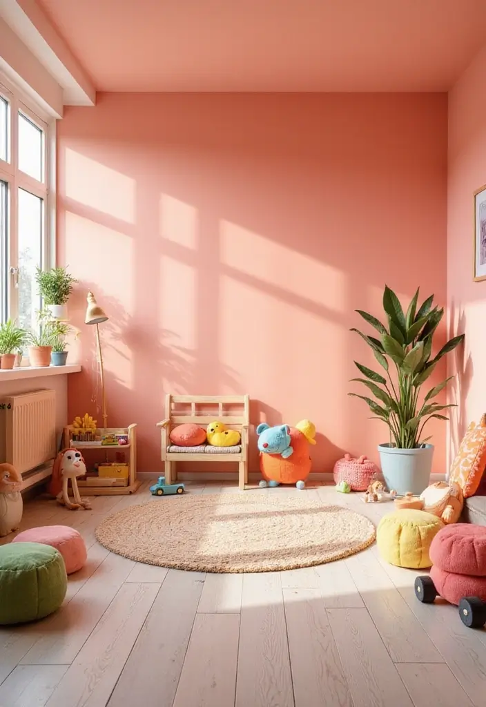 25 Best Eco-Friendly Paint Colors for Home Interiors Loved by Homeowners - 9. Soft Coral