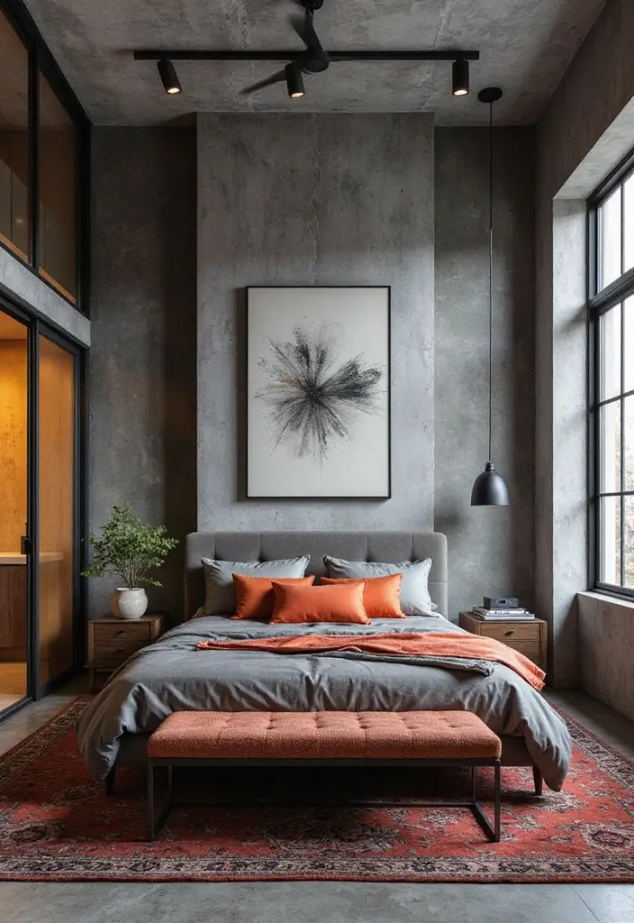 25 Best Grey Paint Colors for Bedroom Walls 13 25 Best Grey Paint Colors for Bedroom Walls - 13. Concrete Grey
