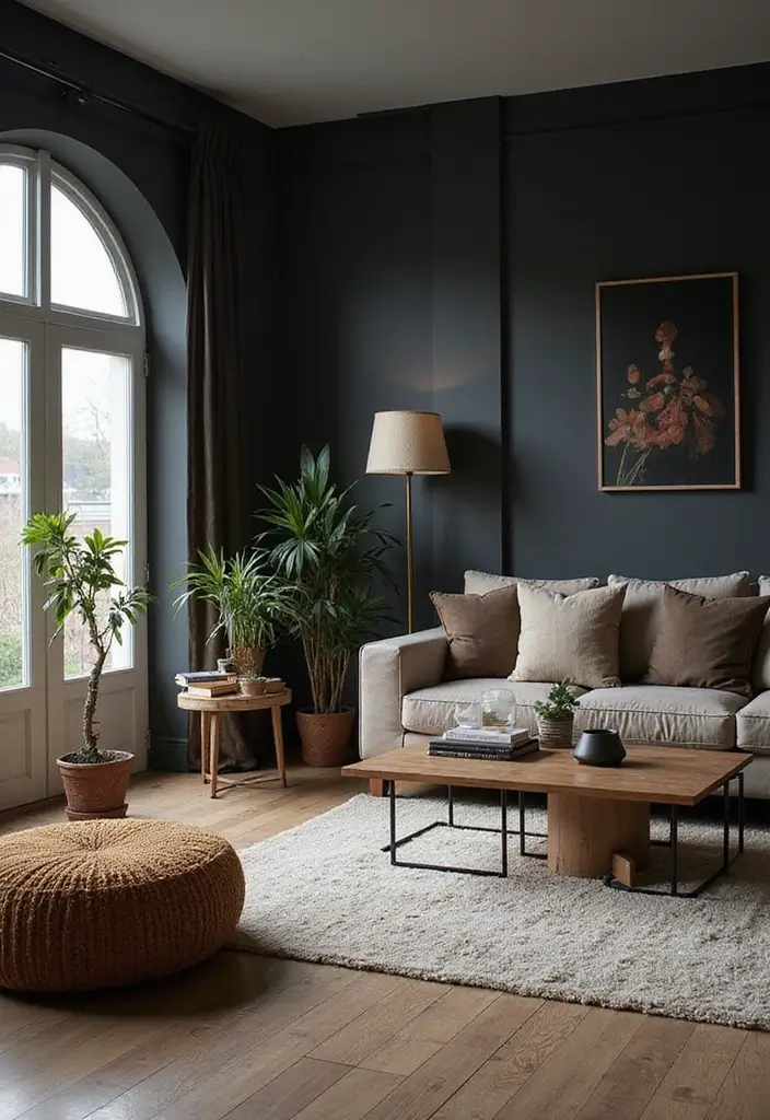 25+ Best Paint Colors for Living Room That Create Cozy & Stylish Spaces - 21. Subtle Charcoal