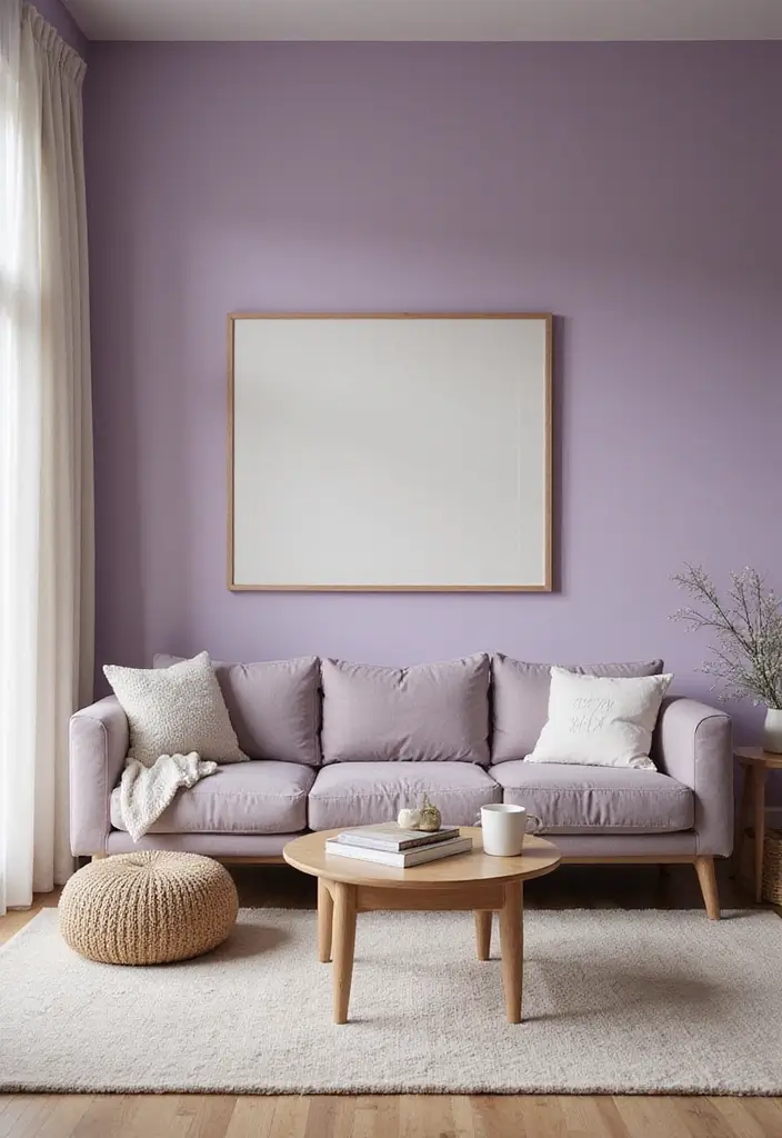 25+ Best Paint Colors for Living Room That Create Cozy & Stylish Spaces - 7. Dusty Lavender