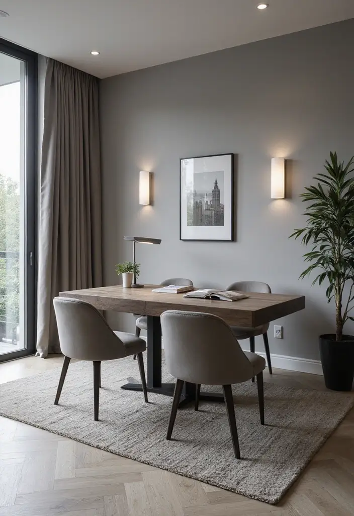 25 Best Room Color Ideas for Men That Look Masculine - 12. Elegant Silver: Modern and Sleek