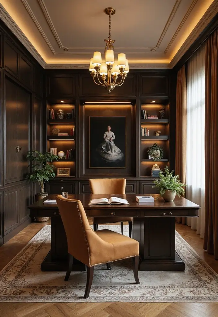 25 Best Room Color Ideas for Men That Look Masculine - 13. Warm Gold: Luxurious and Inviting