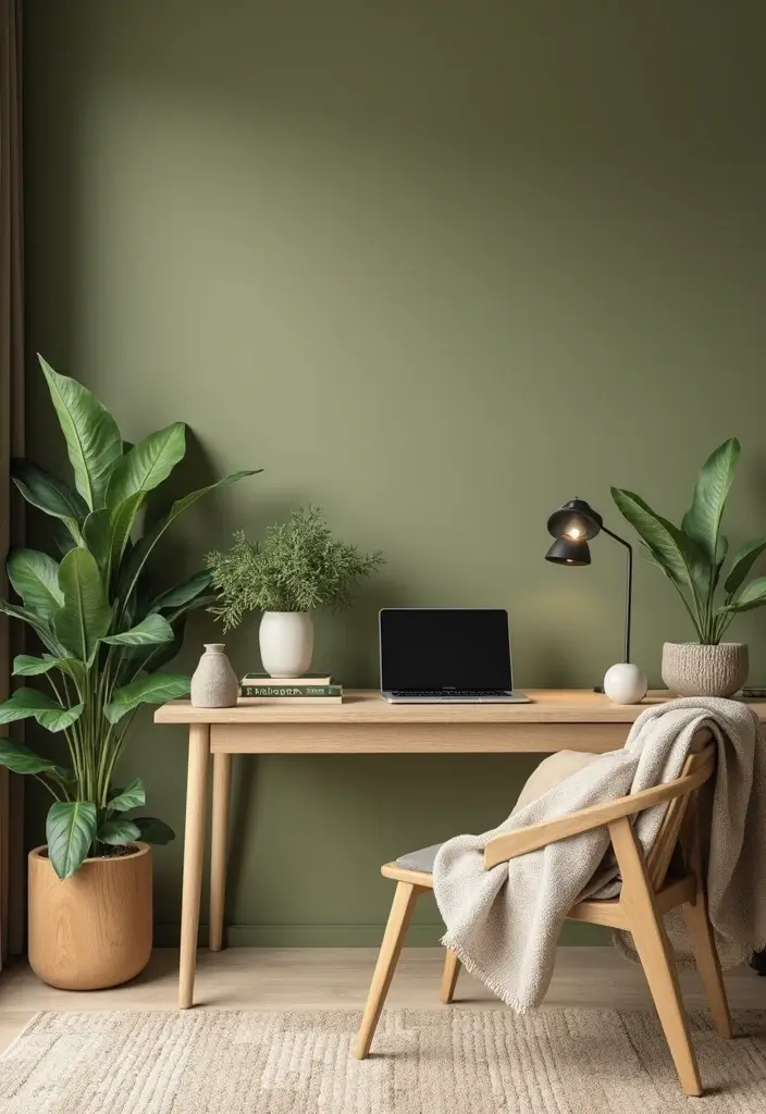 25 Best Room Color Ideas for Men That Look Masculine - 3. Earthy Olive Green: Grounding and Refreshing