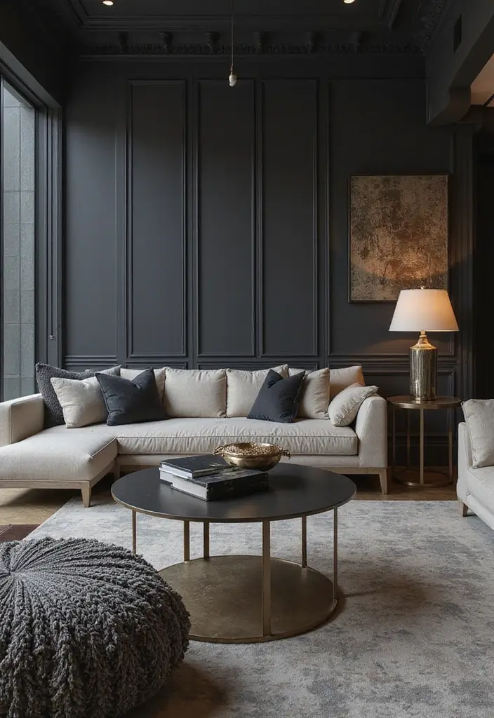 25 Bold Dark Purple Paint Colors That Make a Statement 18 25 Bold Dark Purple Paint Colors That Make a Statement - 18. Charcoal Aurora