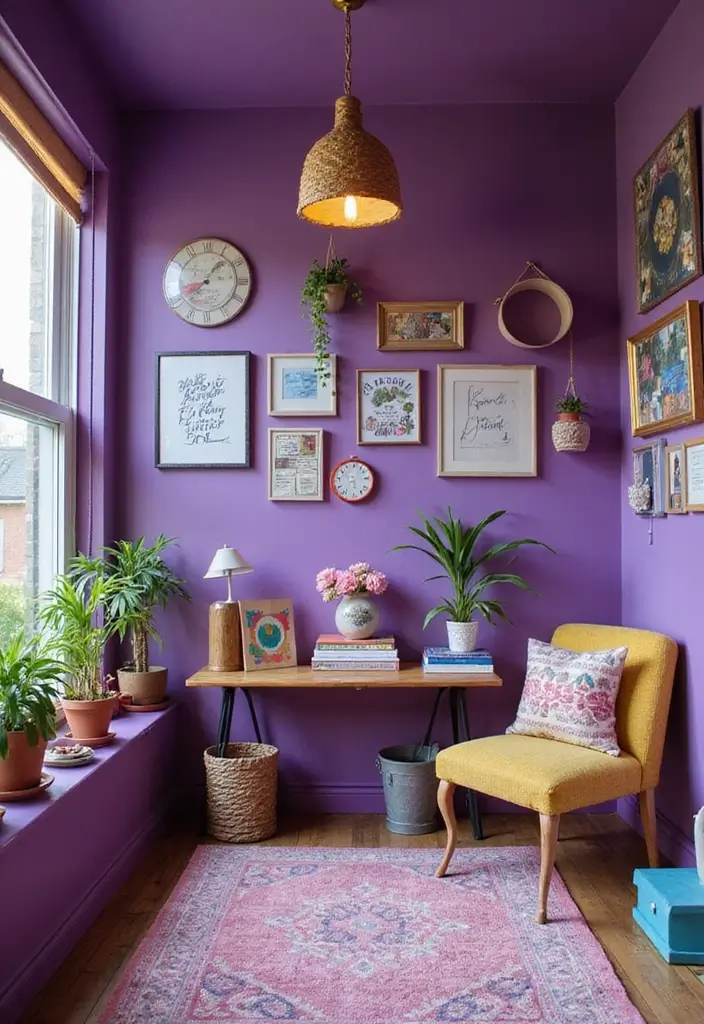 25 Bold Dark Purple Paint Colors That Make a Statement 19 25 Bold Dark Purple Paint Colors That Make a Statement - 19. Mystic Purple