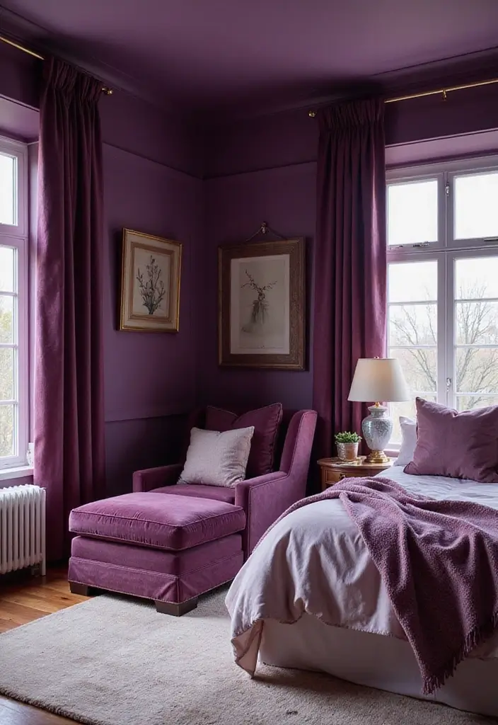 25 Bold Dark Purple Paint Colors That Make a Statement 4 25 Bold Dark Purple Paint Colors That Make a Statement - 4. Royal Purple
