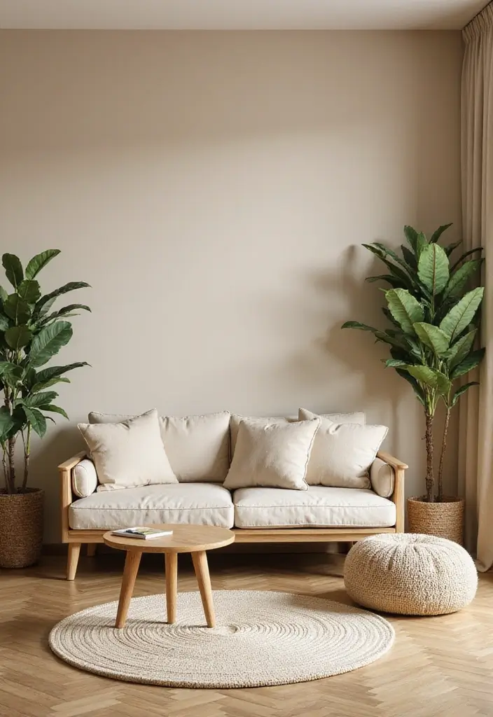 25 Earth Tone Paint Colors That Feel Warm & Inviting 1 25 Earth Tone Paint Colors That Feel Warm & Inviting - 1. Soft Sandy Beige