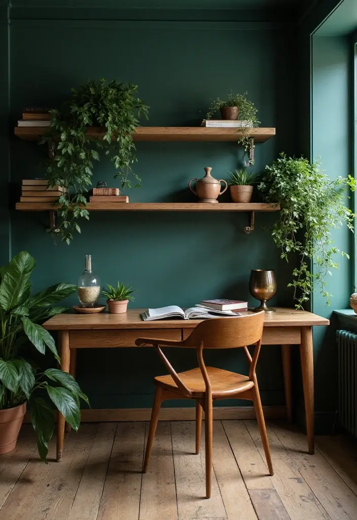 25 Earth Tone Paint Colors That Feel Warm & Inviting 11 25 Earth Tone Paint Colors That Feel Warm & Inviting - 11. Deep Forest Green