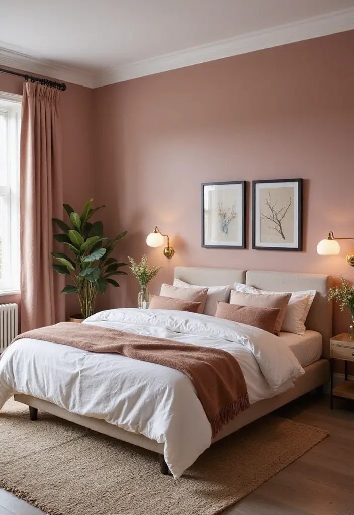 25 Earth Tone Paint Colors That Feel Warm & Inviting 15 25 Earth Tone Paint Colors That Feel Warm & Inviting - 15. Dusty Rose