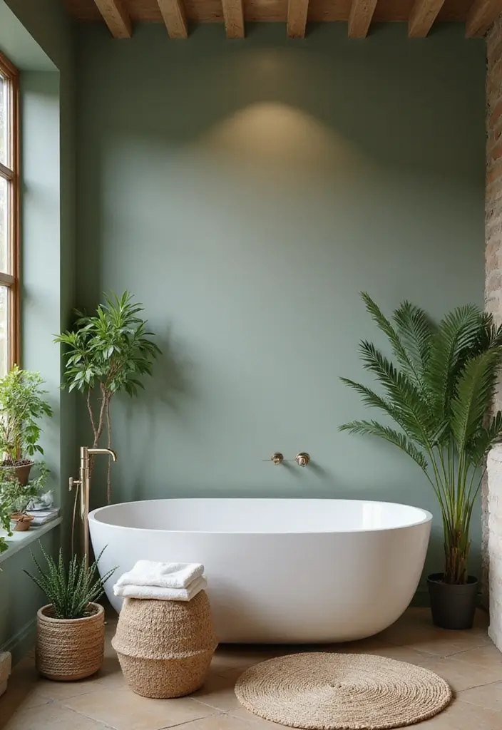 25 Earth Tone Paint Colors That Feel Warm & Inviting 5 25 Earth Tone Paint Colors That Feel Warm & Inviting - 5. Earthy Sage