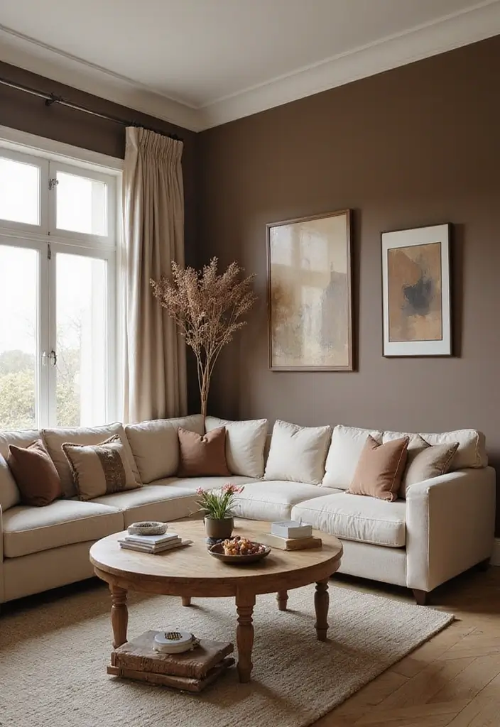 25 Earth Tone Paint Colors That Feel Warm & Inviting 7 25 Earth Tone Paint Colors That Feel Warm & Inviting - 7. Soft Mocha