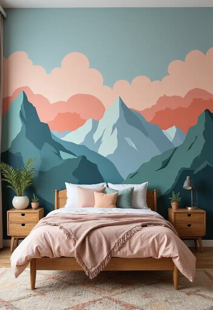 25 Fun Girls Room Paint Ideas with Pops of Color - 5. Adventure Awaits