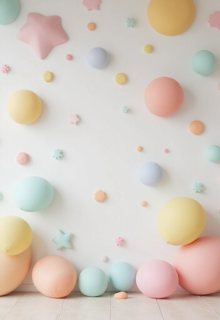 25 Funky Wall Paint Ideas That Add Personality to Your Room - 25. Floating Shapes