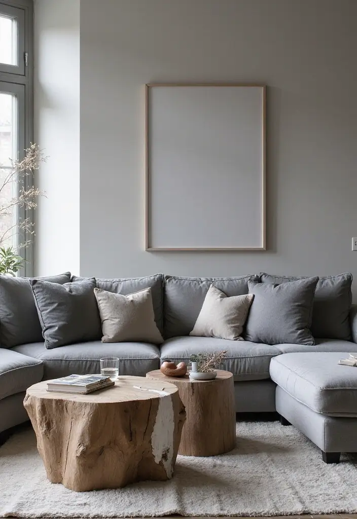 25 Ideas de Salas Color Gris Decoracion Hermosa - 5. Muebles Grises con Textura