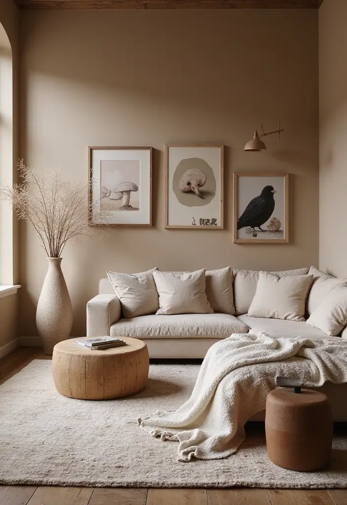 25 Neutral Paint Colors for Living Room That Never Go Out of Style 11 25 Neutral Paint Colors for Living Room That Never Go Out of Style - 11. Mushroom