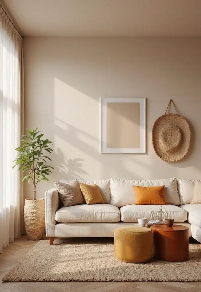 25 Neutral Paint Colors for Living Room That Never Go Out of Style 15 25 Neutral Paint Colors for Living Room That Never Go Out of Style - 15. Soft Beige