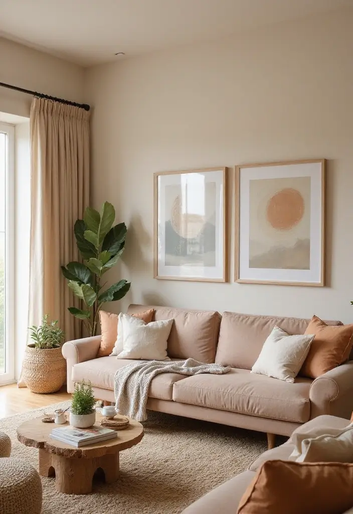 25 Neutral Paint Colors for Living Room That Never Go Out of Style 19 25 Neutral Paint Colors for Living Room That Never Go Out of Style - 19. Almond