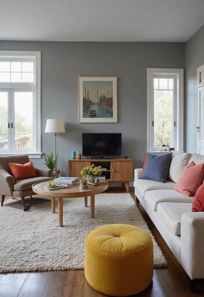 25 Neutral Paint Colors for Living Room That Never Go Out of Style 20 25 Neutral Paint Colors for Living Room That Never Go Out of Style - 20. Ash Gray