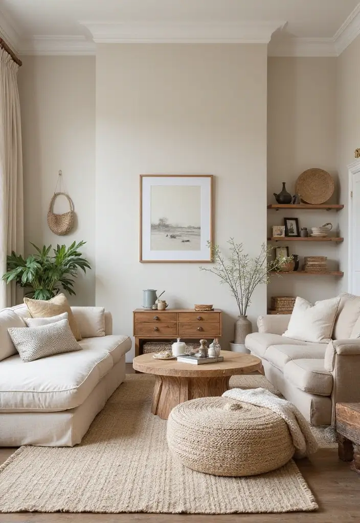 25 Neutral Paint Colors for Living Room That Never Go Out of Style 24 25 Neutral Paint Colors for Living Room That Never Go Out of Style - 24. Linen