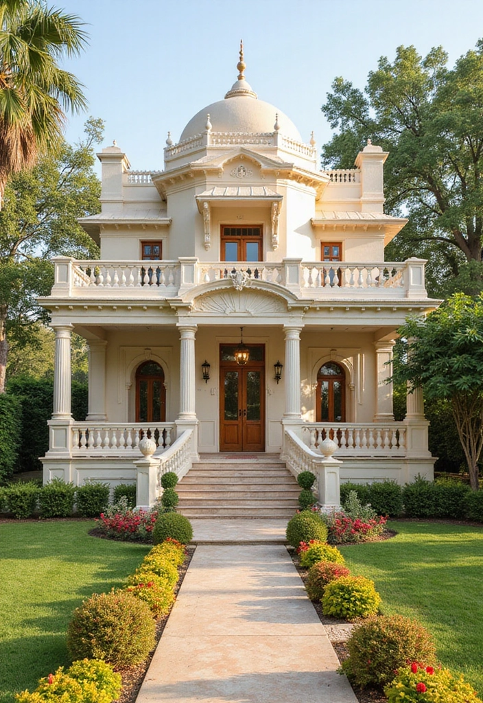 25 Perfect Exterior Paint Colors for House Indian Style Homes 14 25 Perfect Exterior Paint Colors for House Indian Style Homes - 14. Creamy Off-White