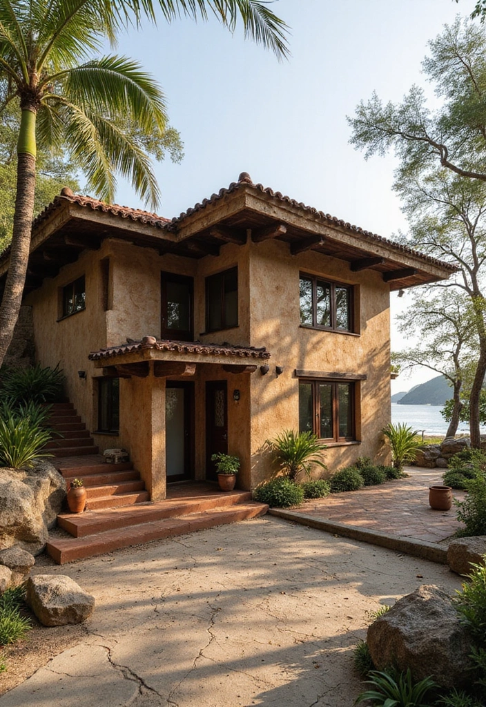 25 Perfect Exterior Paint Colors for House Indian Style Homes 22 25 Perfect Exterior Paint Colors for House Indian Style Homes - 22. Rustic Brown