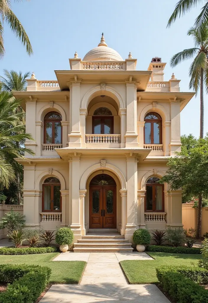 25 Perfect Exterior Paint Colors for House Indian Style Homes 8 25 Perfect Exterior Paint Colors for House Indian Style Homes - 8. Classic Beige