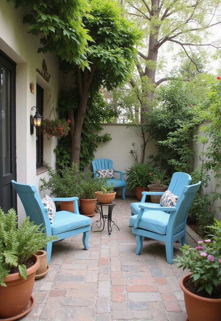 25 Sky Blue Color Combinations That Feel Fresh & Modern - 7. Sky Blue with Terracotta