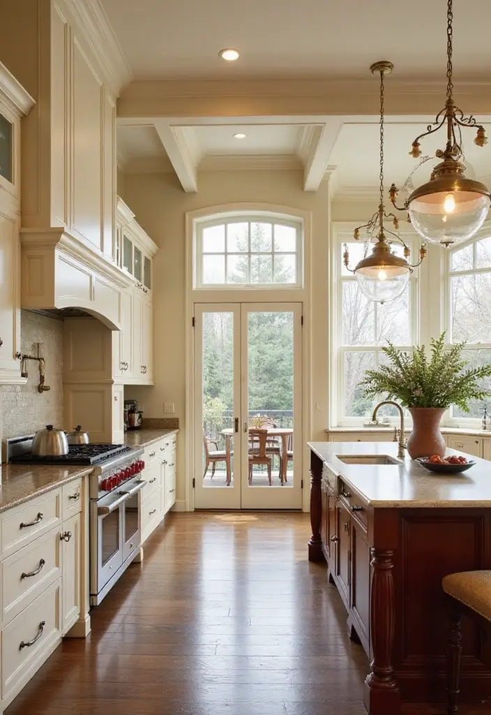 25 Trending Paint Ideas for Kitchen Walls That Brighten Your Home 24 25 Trending Paint Ideas for Kitchen Walls That Brighten Your Home - 24. Elegant Cream