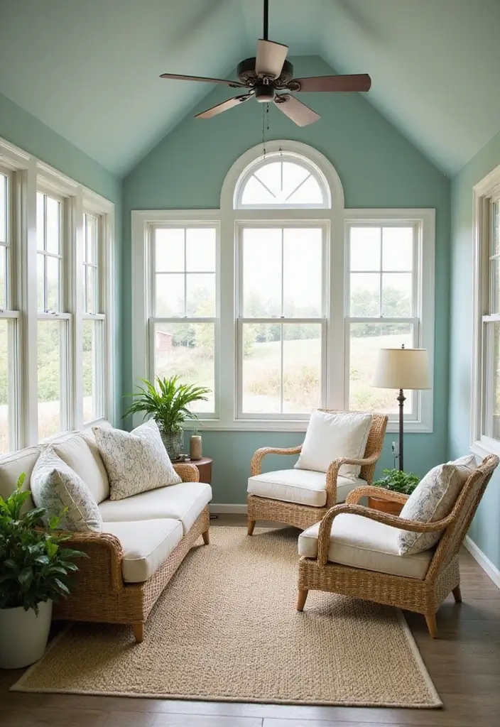 25 Two Tone Wall Paint Ideas That Look Elegant & Stylish - 17. Coastal Vibes: Aqua and Sand