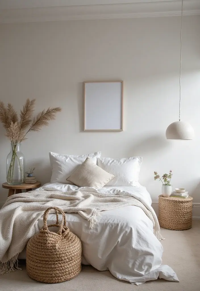 25 Two Tone Wall Paint Ideas That Look Elegant & Stylish - 7. Warm Whites with Gray Tones