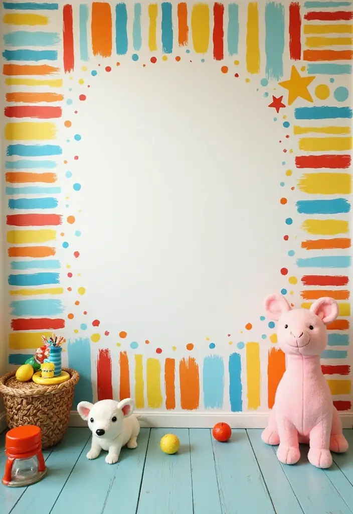 25 Unique Paint Designs on Wall to Add Personality to Your Home - 22. Fun with Patterns