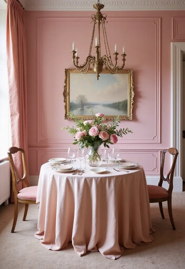 30 Best Dining Room Paint Colors for Elegant & Modern Interiors - 24. Vintage Rose