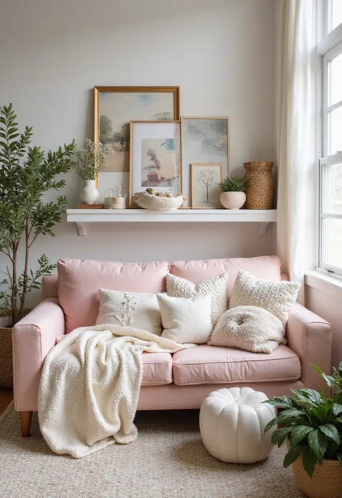 30 Bloxburg House Color Schemes to Inspire Your Build 22 30 Bloxburg House Color Schemes to Inspire Your Build - 22. Blush Pink and White
