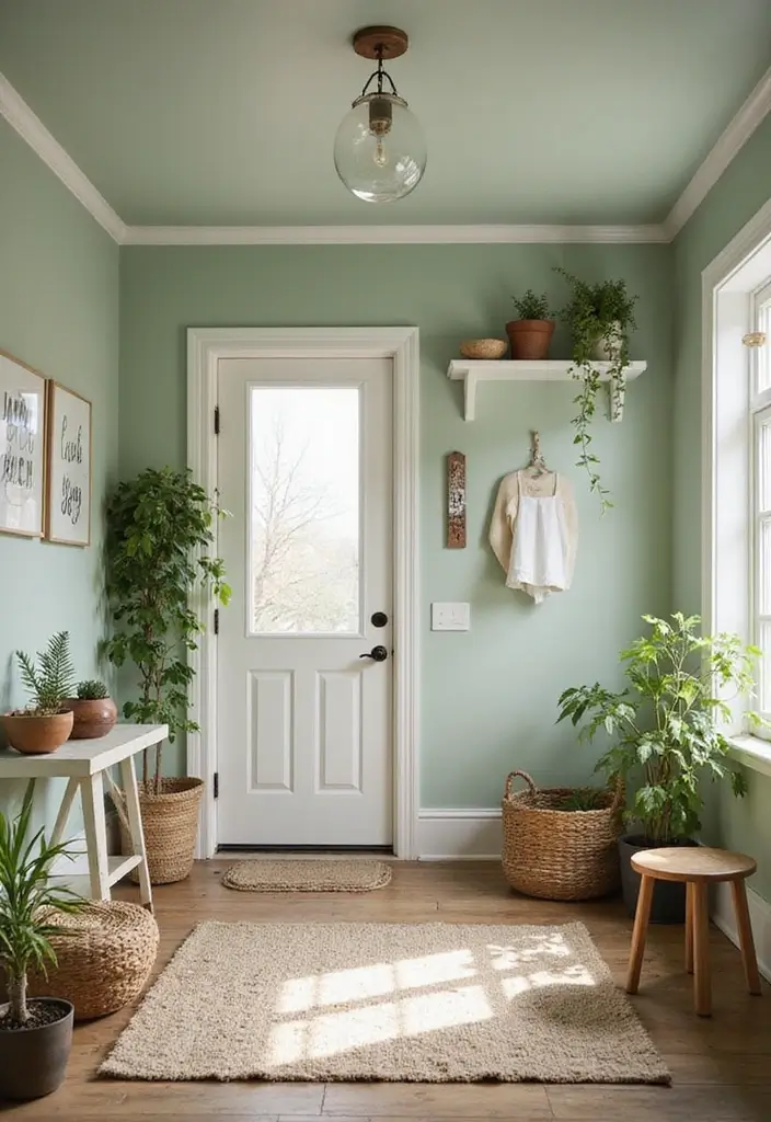 30 Bloxburg House Color Schemes to Inspire Your Build 24 30 Bloxburg House Color Schemes to Inspire Your Build - 24. Soft Green and White